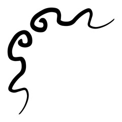 abstract corner border