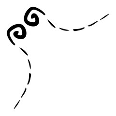 abstract corner border