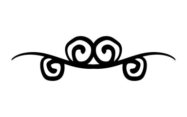 abstract divider ornament