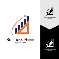 Business Marketing and finance vector logo concept template design