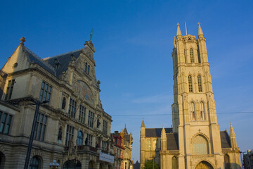 Fototapeta na wymiar Saint Bavo's Cathedral in Ghent, Belgium