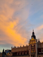 Obraz premium Kraków wieczorem