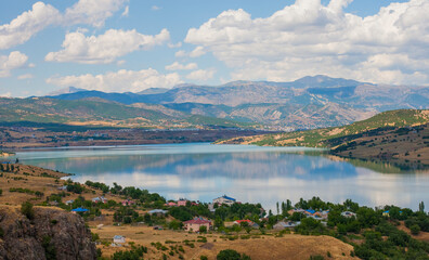 Fototapeta premium Tunceli offers a beautiful view to the photographers with the Munzur river.