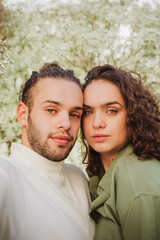 Portrait of a siblings in nature