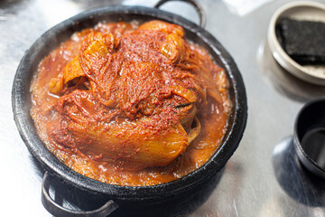Korea Food Kimchi Mackerel stew