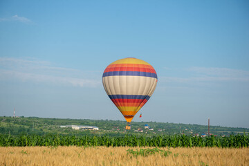 Naklejka premium Hot air balloon fiesta