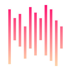 gradient music wave
