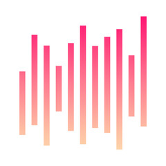 gradient music wave