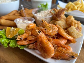 Sequencia de Camarão / Camarão Frito / Fried shrimp