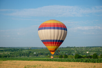 Naklejka premium Hot air balloon fiesta
