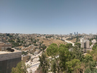 Fototapeta na wymiar view from Al Khaldi Hospital & Medical Center - Abdoun Bridge
