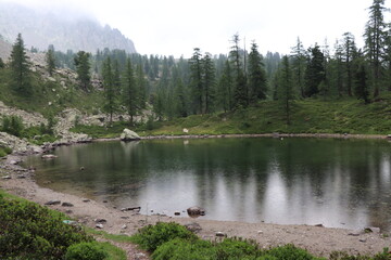 lake in the mountains