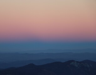 Fototapeta premium sunset in the mountains