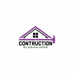 Illustration vector graphic of renovation, home repair, and building concept logo design template
