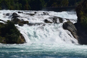 waterfall in the mountains