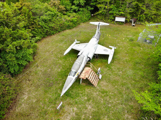 愛媛県西予市　戦闘機
