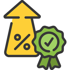 Guaranteed Interest Rate Icon