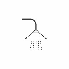 shower icon ilustration logo vector
