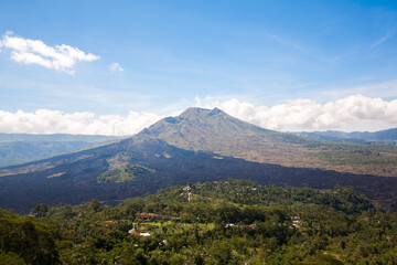 Fototapeta na wymiar Kintamani, A highland area in the north of East Bali, Indonesia