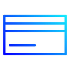 Obraz premium credit card icon 
