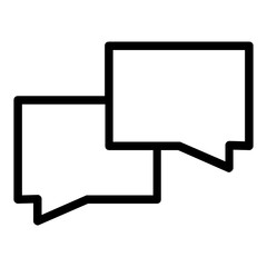 Fototapeta premium chat icon 