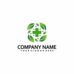 Fototapeta premium Abstract green leaf logo icon vector design. Landscape design, garden, Plant, nature and ecology vector logo. Ecology Happy life Logotype concept icon. Vector illustration, Graphic Design Editable Des