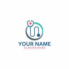 Medical pharmacy logo design template vector illustrator