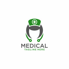 doctor logo icon, midwife logo vector,