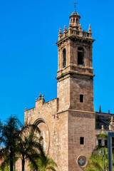 Obraz premium Church of Sant Joan del Mercat or Santos Juanes in Valencia, Spain