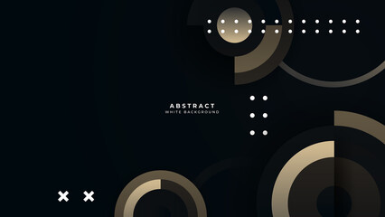 Obraz premium Abstract black and gold background