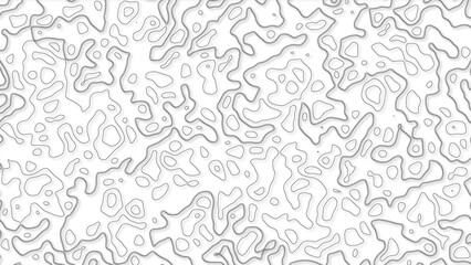 White wave paper curved reliefs abstract background, Abstract topographic contours map background. Geographic mountain relief. Abstract lines background. Contour maps. Business concept.