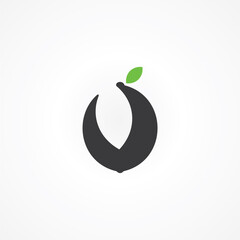 Logo design for LEMON with Leaf
