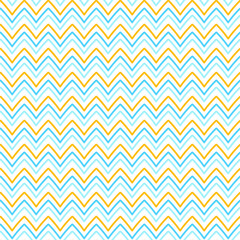 Vector background of blue and yellow lines on a white background
