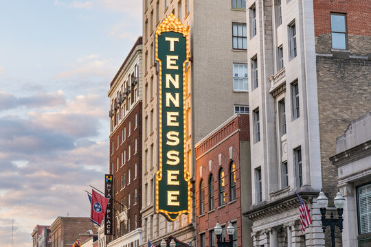 The historic Tennessee Theater in downtown Knoxville, Tennesseee was built in October of 1928