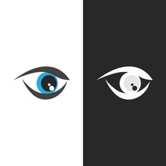 Eye Care vector logo design