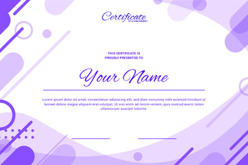 Geometric Certificate template