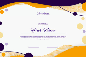 Geometric Certificate template