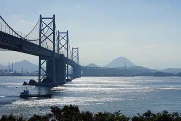 Naklejka premium 瀬戸大橋