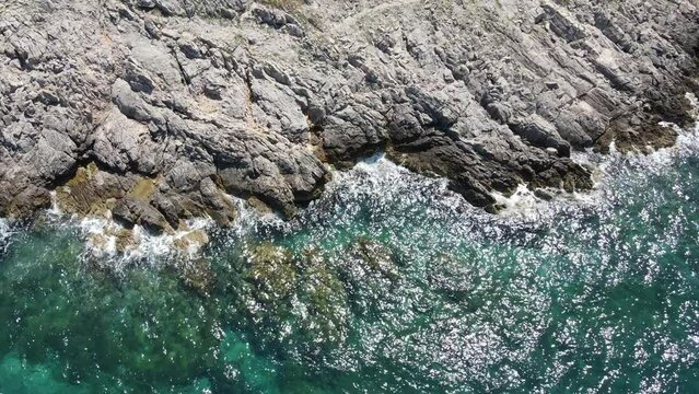 Meeresklippen in Kroatien 