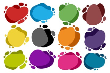 Colorful Abstract Graphic Design Set