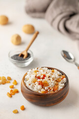 Kutya or koliva  is a traditional festive dish of Christians made of cereals and fruits. Orthodox Old New Year food.