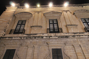 palace (archeology museum) in valletta (malta)