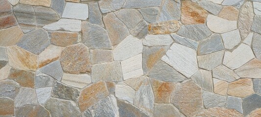 The texture of a stone wall. A banner with an abstract background.