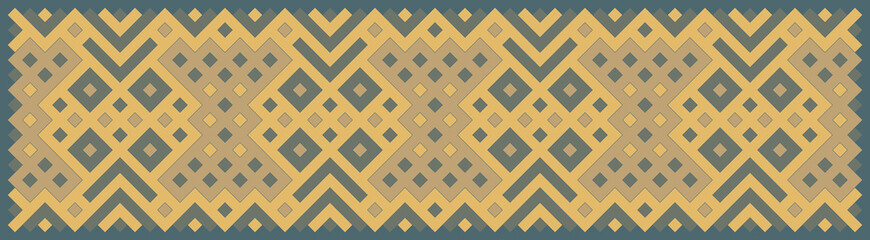 Multicolor truchet tiling connections illustration