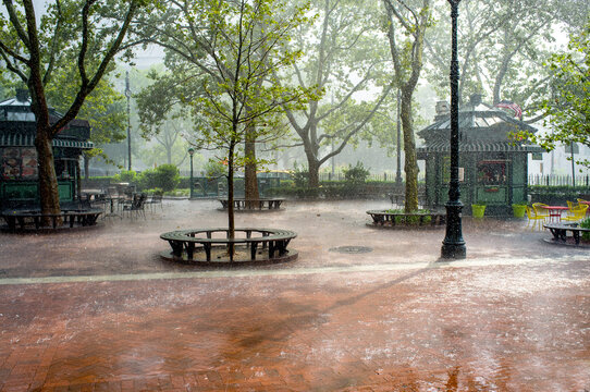 Pioggia a NY