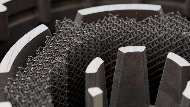 part of the housing of the first engine support made on a 3D printer printed