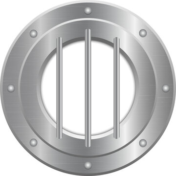 recommend clip art: Metallic porthole clipart design illustration
