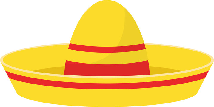 Mexican Hat Clipart Design Illustration