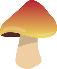 Mushroom clipart design illustration