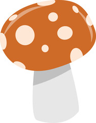 Mushroom clipart design illustration